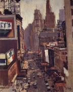 George Oberteuffer Times Square china oil painting reproduction